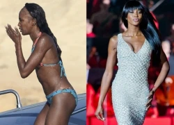 Sốc với hình ảnh hói đầu của Naomi Campbell