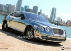 Soi gương bằng Bentley Continental GT mạ chrome