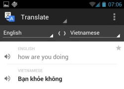 Thử nghiệm Google Translate dịch tiếng Việt từ hình ảnh