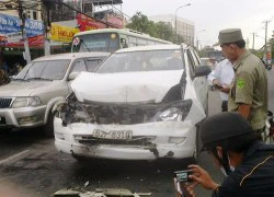 Tông liên hoàn, 7 ô tô "sứt đầu, mẻ đuôi"