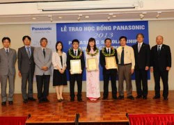 Trao học bổng Panasonic 2013 cho 3 sinh viên Việt Nam