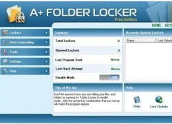 A+ Folder Locker: Công cụ mã hóa giúp bảo mật dữ liệu