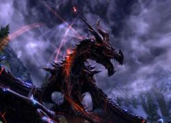 Bánh kem hình rồng Alduin độc đáo của Skyrim