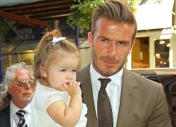 Bố con Beckham theo mẹ dự tuần lễ thời trang