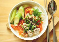 [Chế biến] - Bún sườn bung