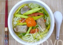 [Chế biến] - Bún sườn