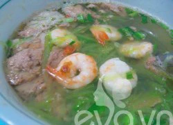 [Chế biến] - Canh bầu nấu tôm