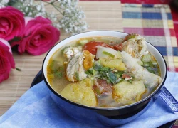 [Chế biến] - Canh ghẹ nấu măng tươi