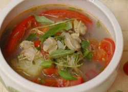 [Chế biến] - Canh ngao nấu dứa chua