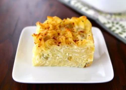 [Chế biến] - Lokshen Kugel - món bánh ngọt làm từ mỳ