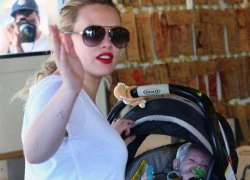 Con khóc, Hilary Duff "đuổi thẳng cổ" paparazzi