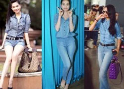 Đón thu cùng denim hoàn mỹ như Sao