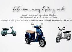 Hỗ trợ 100% lệ phí trước bạ xe Vespa i.e .