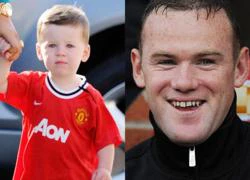 Kai Rooney tung tăng với áo đấu của Real