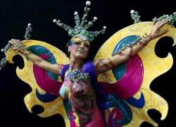 Khỏa thân hợp pháp tại lễ hội 'Body painting quốc tế'