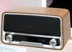 Loa dock cho iPod thiết kế kiểu radio cổ điển