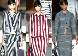 Marc Jacobs 2013: 'Mê hồn trận' của họa tiết kẻ sọc