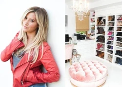 Ngắm căn phòng toàn giày dép của Ashley Tisdale