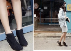 Nhấn nhá xtyle ngày thu với boots