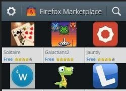Những hình ảnh về kho ứng dụng của hệ điều hành Firefox OS