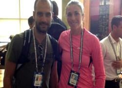 Pep Guardiola tranh thủ đi xem giải quần vợt US Open