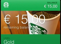 Starbucks chính thức trở thành đối tác cung cấp dịch vụ cho Apple Passbook