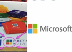 Sự giống nhau không ngờ giữa logo Microsoft và... công ty bánh kẹo