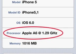 Sự thật về vi xử lý của iPhone 5
