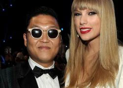 Taylor và Katy "bám" Psy vì cuồng "Gangnam Style"