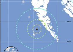 Bờ tây Canada lại rung chuyển vì động đất