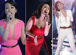 Bữa tiệc khoe vòng một trên sân khấu The Voice