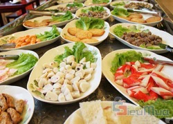 Buffet lẩu hải sản tại nhà hàng Paradise giá chỉ có 130.000đ, đội ngũ đầu bếp là những người Hoa giàu tài năng và kinh nghiệm.