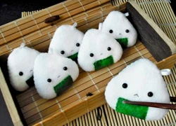 Búp bê cơm nắm Onigiri nhỏ xinh dễ làm