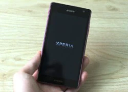 Cận cảnh Sony Experia TX màu hồng tại VN