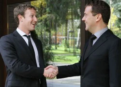 CEO Facebook gặp Thủ tướng Nga Dmitry Medvedev