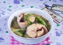 [Chế biến] - Canh cá quả dọc mùng