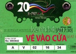 Chiêm ngưỡng "dung nhan" vé "K-Pop Festival" tại Hà Nội