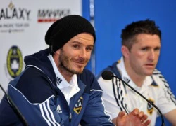 David Beckham và Robbie Keane "đấu" rượu Whiskey