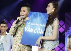 Em út Vietnam Idol té nhào trên sân khấu