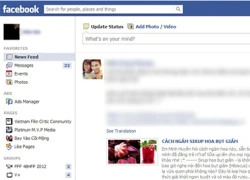 Facebook bất ngờ sửa đổi giao diện