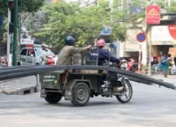 Hà Nội tràn lan xe ba bánh tự chế