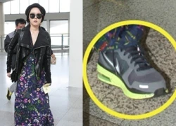 Han Ga In diện váy dài và... đi giày thể thao