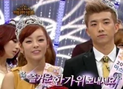 Hara (Kara) và Wooyoung (2PM) giành vương miện "Mr&Miss Idol"