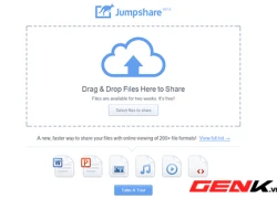 Jumpshare - Chia sẻ dữ liệu tức thời không cần đăng ký