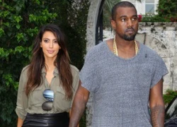 Kim "siêu vòng 3" đắm đuối trong vòng tay Kanye West