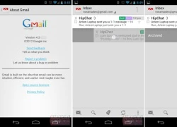 Lộ diện ứng dụng Gmail 4.2 cho Android