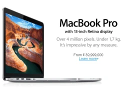 MacBook Pro Retina 13 inch giá từ 39,9 triệu đồng