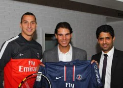 Nadal tặng Ibrahimovic vợt tennis