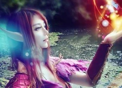 Nàng Elf kiều diễm trong cosplay World of WarCraft