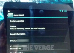Nexus 7 phiên bản 32GB đã lộ diện